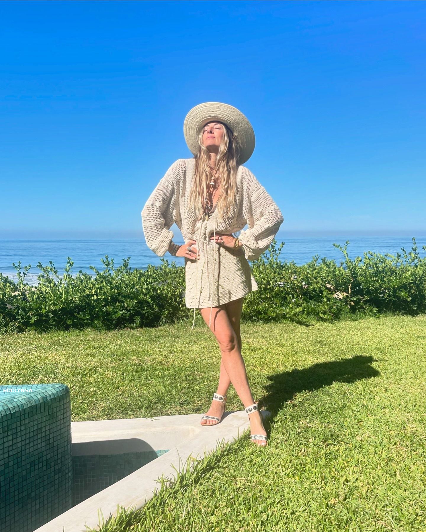 Kiriam crochet ropa de playa para mujer