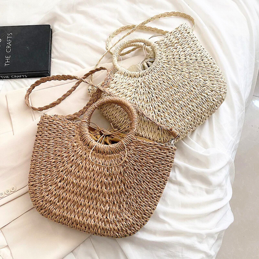 Bolso tejido estilo artesanal