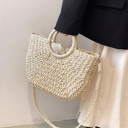 Bolso tejido estilo artesanal