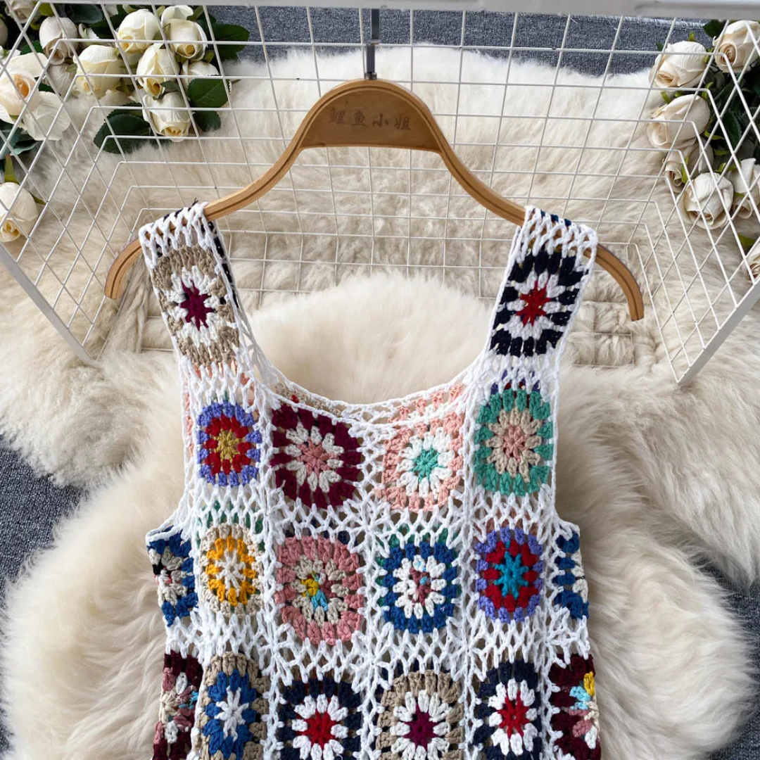 Vestido Hippie Chic Ropa de playa para mujer