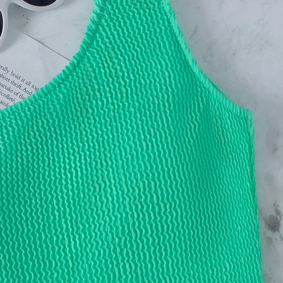 Monokini verde menta para mujer