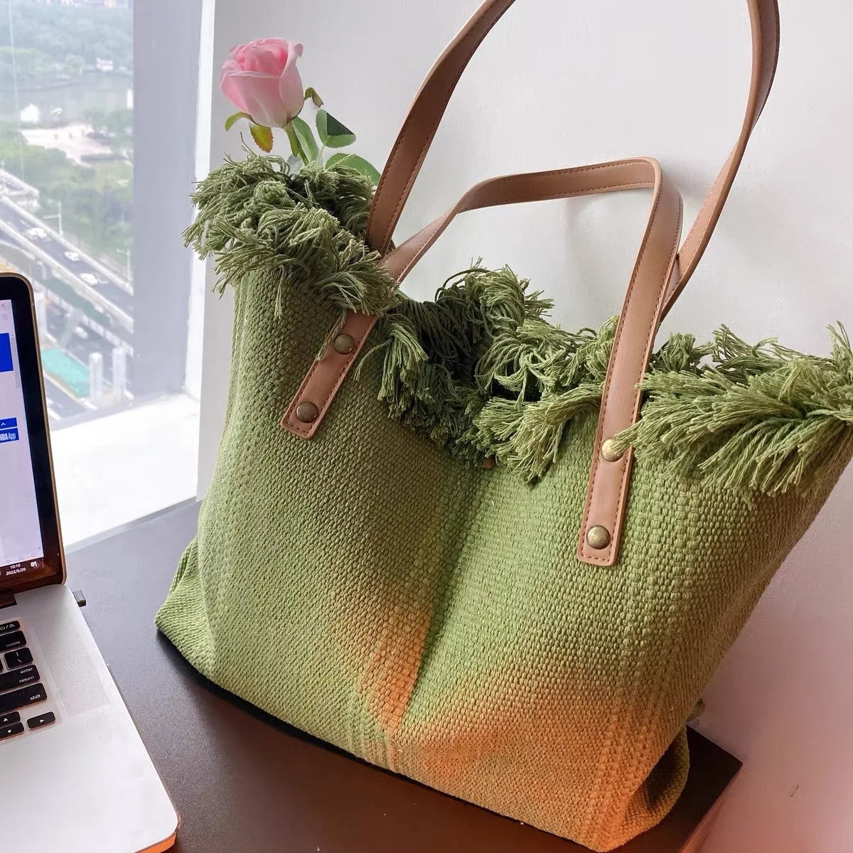 Gran Bolso Tote bolsa para Playa de mujer
