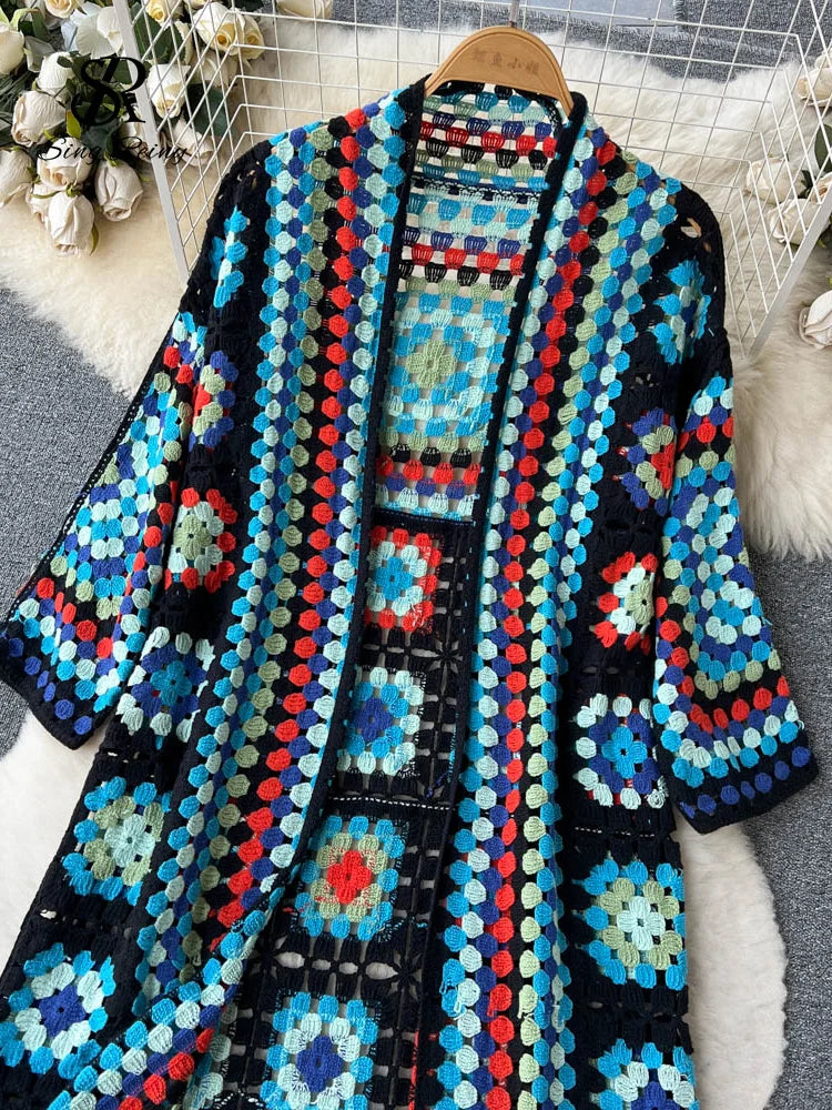 Bata de playa para mujer estilo hippie chic ropa de playa