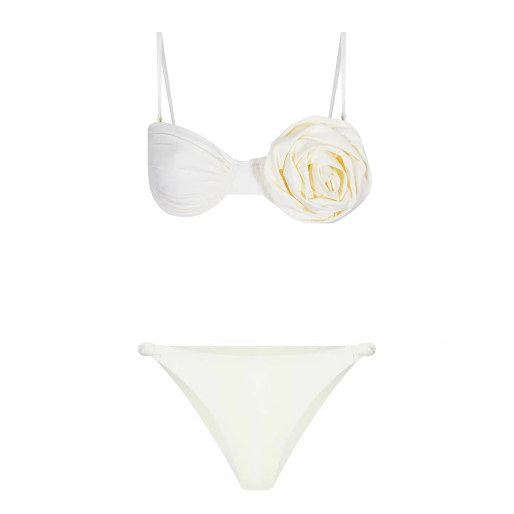 Bikini Rosette Marfil