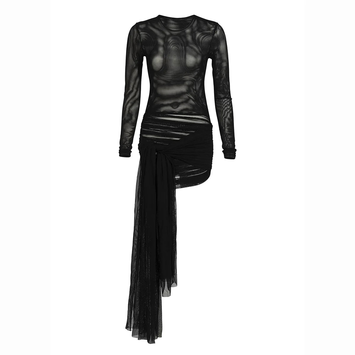Mesh Dark Girl Salida Ropa de playa