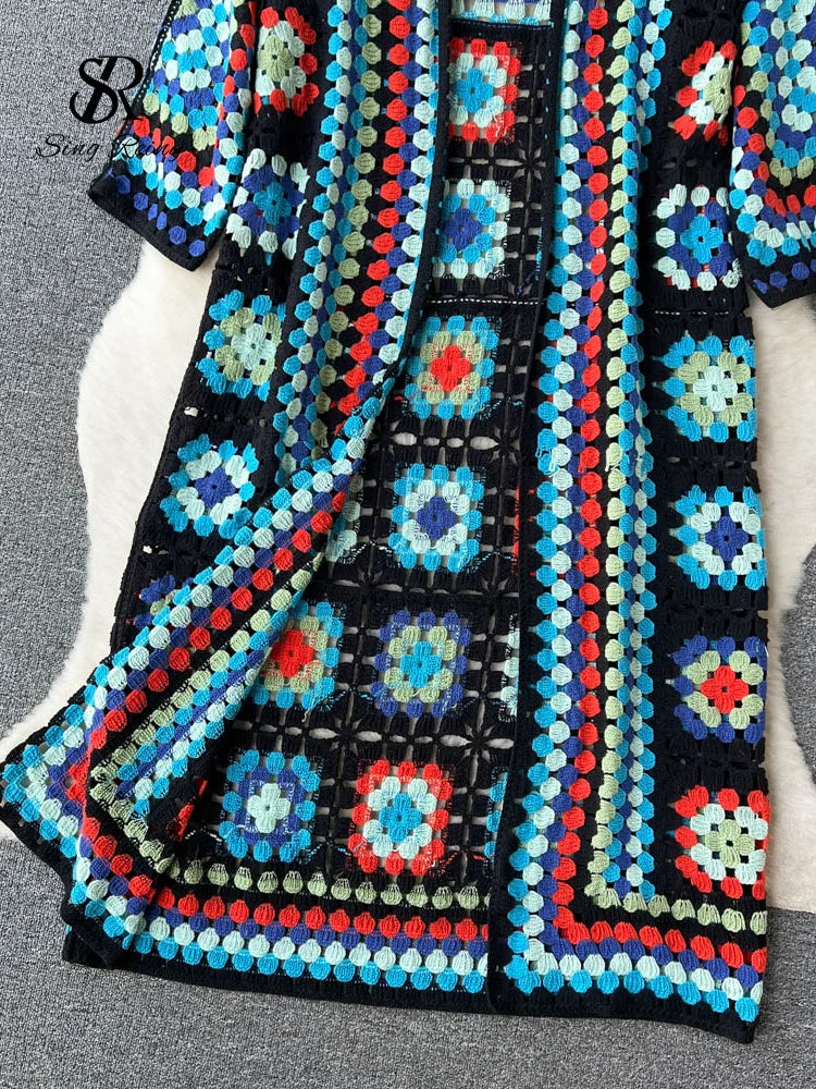 Bata de playa para mujer estilo hippie chic ropa de playa