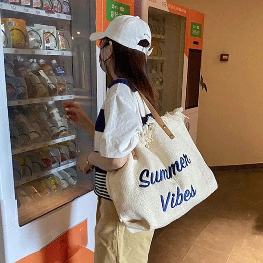 Gran Bolso Tote bolsa para Playa de mujer