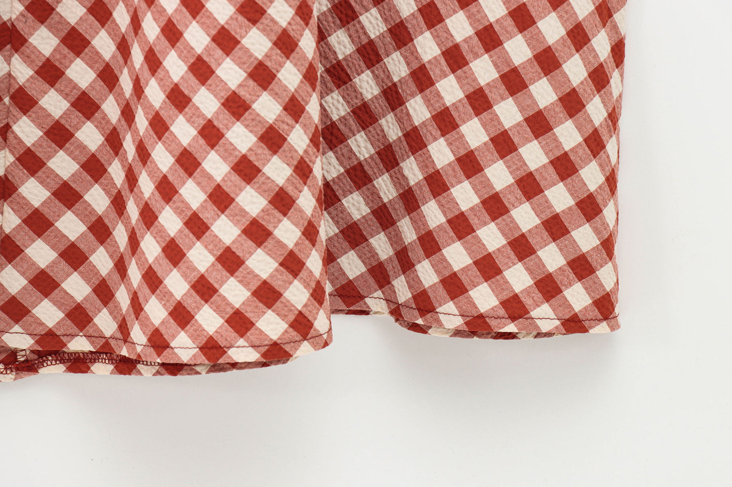 Conjunto con falda a cuadros Primavera