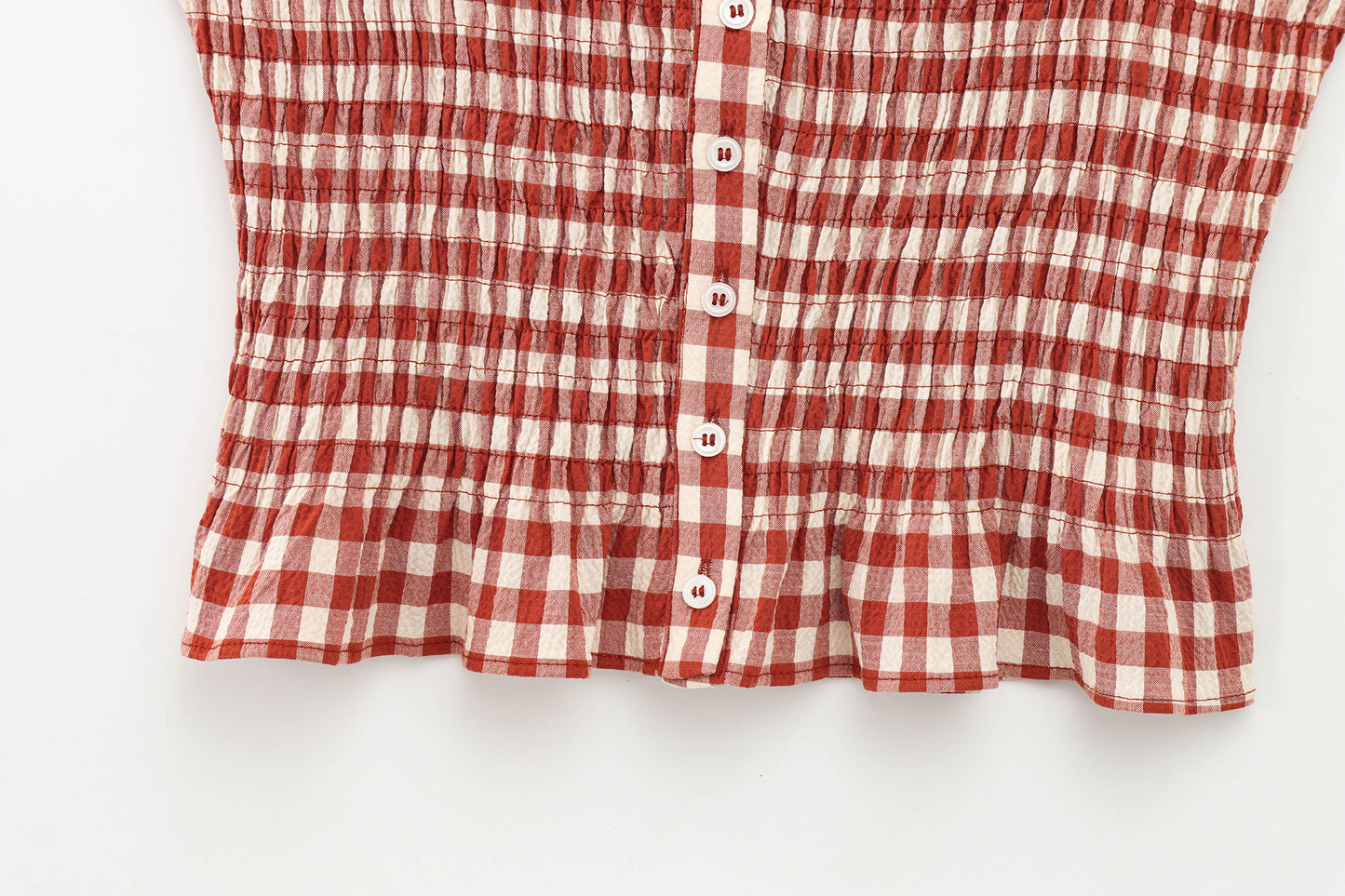 Conjunto con falda a cuadros Primavera