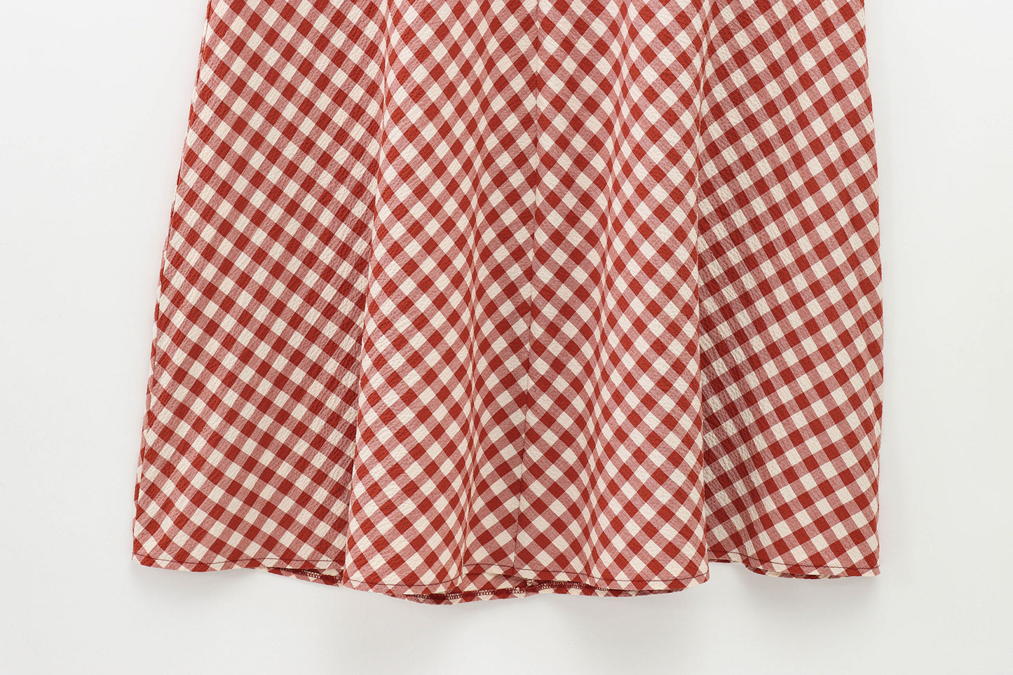Conjunto con falda a cuadros Primavera