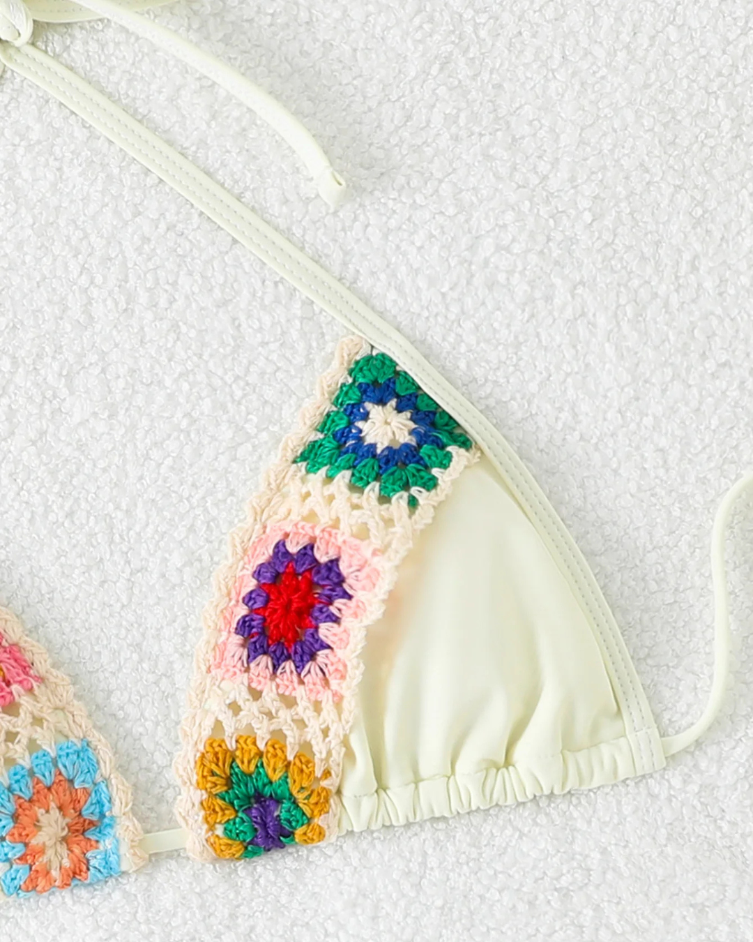 Bikini Soleil bohemio con detalle artesanal