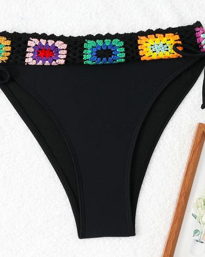 Bikini Soleil bohemio con detalle artesanal