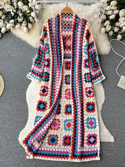 Bata de playa para mujer estilo hippie chic ropa de playa