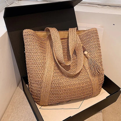 Bolso Tote de Estilo Urbano Minimalista para playa o campo