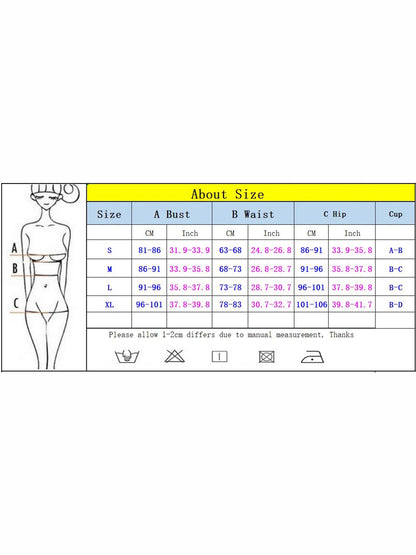 Bikini Moonlight Push Up 1 pieza