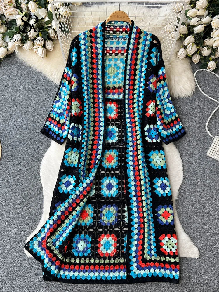Bata de playa para mujer estilo hippie chic ropa de playa