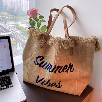 Gran Bolso Tote bolsa para Playa de mujer