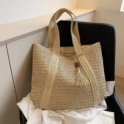 Bolso Tote de Estilo Urbano Minimalista para playa o campo