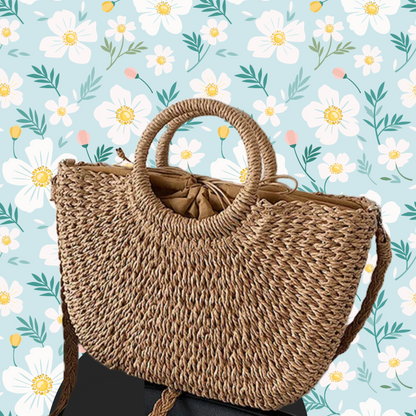 Bolso tejido estilo artesanal