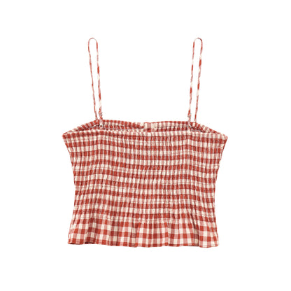 Conjunto con falda a cuadros Primavera